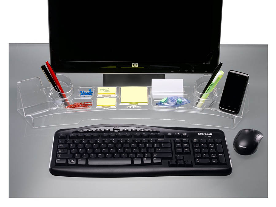 Go-Go-Station desktop organizer : Clean - Simple - Uncluttered